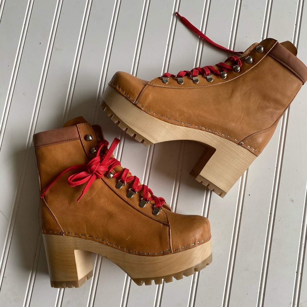 New Swedish Hasbeens Monterey Clog Boot - Picture 4 of 6
